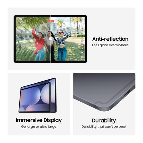 Samsung Tab S10+ 31.49 cm (12.4 inch) WiFi + 5G Tablet with S-Pen, 12 GB RAM, 256 GB, Gray, X826BA-6