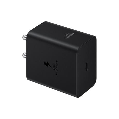 Samsung Galaxy 45 W Travel Adaptor Without Cable, Super Fast Charging 2.0, USB Type C, PD 3.0, Smart IC Technology, Over Current Protection, Over Heating and Short Circuit Protection, Black-1