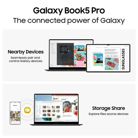 Samsung Galaxy Book5 Pro NP940XHA-LG1IN Notebook Laptop (Intel Core Ultra 5/16 GB/512 GB SSD/Intel Arc Graphics/Windows 11 Home/MSOffice/Dynamic AMOLED 2X), 35.56 cm - 14 inch, Grey-4