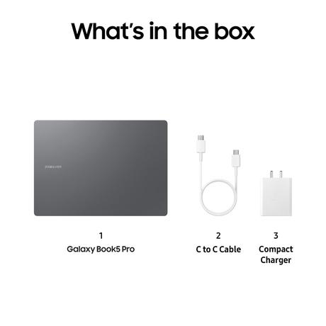 Samsung Galaxy Book5 Pro NP940XHA-LG1IN Notebook Laptop (Intel Core Ultra 5/16 GB/512 GB SSD/Intel Arc Graphics/Windows 11 Home/MSOffice/Dynamic AMOLED 2X), 35.56 cm - 14 inch, Grey-8
