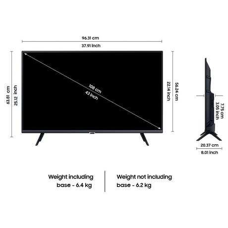 Samsung 108 cm (43 inches) Full HD Smart LED TV, UA43F5500FUXXL, Black-4