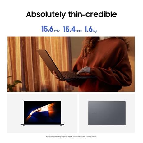 Samsung Galaxy Book4 NP750XGK-LG7IN Notebook Laptop (Intel Core 5 Processor 120U/16 GB/512 GB/Intel Iris XE Graphics/Windows 11 Home/MS Office Home & Student 2024/LCD), 39.62 cm - 15.6 inch, Grey-3