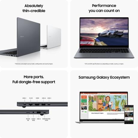 Samsung Galaxy Book4 NP750XGK-LG7IN Notebook Laptop (Intel Core 5 Processor 120U/16 GB/512 GB/Intel Iris XE Graphics/Windows 11 Home/MS Office Home & Student 2024/LCD), 39.62 cm - 15.6 inch, Grey-7