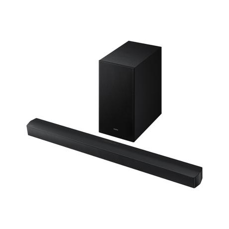 Samsung 370 W 3.1 ch Soundbar with Dolby Audio, DTS Virtual:X, Q-Symphony, Center Speaker, 3D surround sound, HDMI ARC, Optical In, Bluetooth, USB, Wireless Subwoofer (HW-B650F/XL, Black)-1