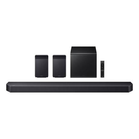 Samsung 580 W True 9.1.4 ch Full Surround Soundbar with Wireless Dolby Atmos, Center-Up-Side-Front Wide-firing Speakers, Alexa, Wi-Fi, HDMI ARC, Optical In, Bluetooth (HW-Q930F/XL, Titan Black)-0