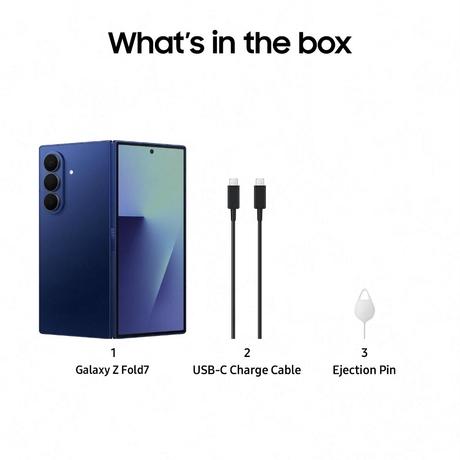 Samsung Galaxy Z Fold7 5G 512 GB, 12 GB RAM, Blue Shadow, Mobile Phone-7