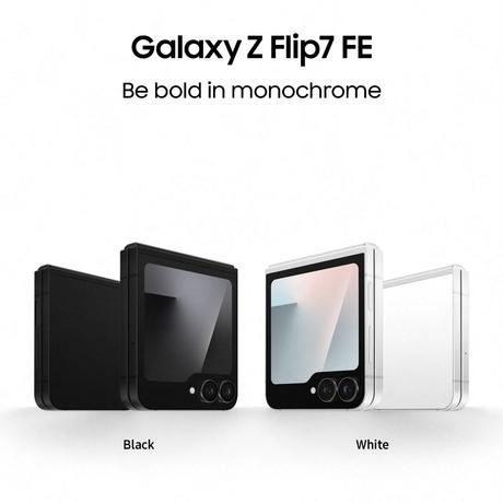 Samsung Galaxy Z Flip7 FE 5G 128 GB, 8 GB RAM, White, Mobile Phone-1