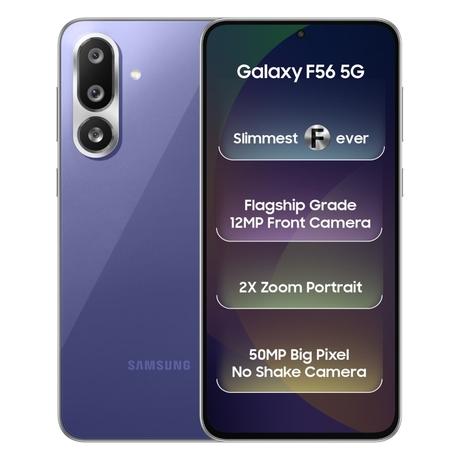 Samsung Galaxy F56 5G 128 GB, 8 GB RAM, Violet, Mobile Phone-0