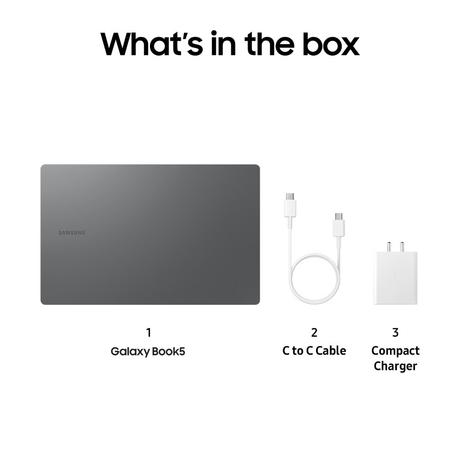 Samsung Galaxy Book5 NP750XHD-KD4IN Standard Laptop (AI enabled Intel Core Ultra 7 255U/32 GB/1 TB PCI-E Gen4/Intel Graphics/Windows 11 Home/MS Office Home & Student 2024, Galaxy Ecosystem Apps/Full HD), 39.62 cm - 15.6 inch, Gray-7