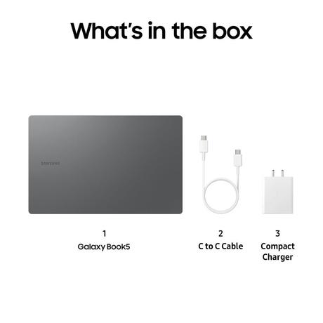 Samsung Galaxy Book5 NP750XHD-KD4IN Standard Laptop (AI enabled Intel Core Ultra 7 255U/32 GB/1 TB PCI-E Gen4/Intel Graphics/Windows 11 Home/MS Office Home & Student 2024, Galaxy Ecosystem Apps/Full HD), 39.62 cm - 15.6 inch, Gray-7