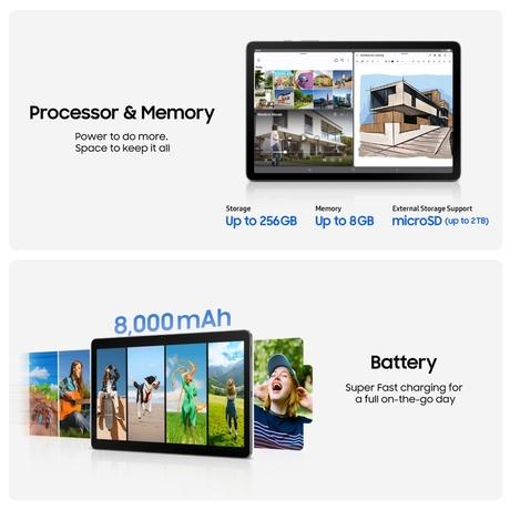 Samsung Galaxy Tab S10 Lite 27.70 cm (10.9 Inch) Wi-Fi + 5G Tablet with S-Pen, 6 GB RAM, 128 GB, Red, SM-X406BZRAINU-3