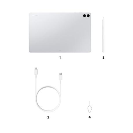 Samsung Tablet S11 Ultra 37.08 cm (14.6 Inch) Wi-Fi + 5G Tablet with S-Pen, 12 GB RAM, 256 GB, Silver, SM-X936BZSAINU-6