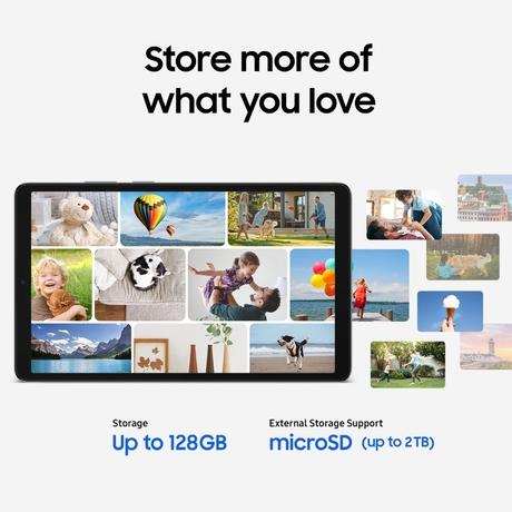 Samsung Tablet A11 22.09 cm (8.7 Inch) Wi-Fi Tablet, 8 GB RAM, 128 GB, Gray, SM-X133NZAEINS-3