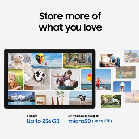 Samsung Tablet A11+ 27.94 cm (11 Inch) Wi-Fi Tablet, 8 GB RAM, 256 GB, Silver, SM-X230NZSEINS-4