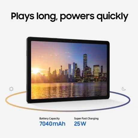Samsung Tablet A11+ 27.94 cm (11 Inch) Wi-Fi Tablet, 8 GB RAM, 256 GB, Silver, SM-X230NZSEINS-5
