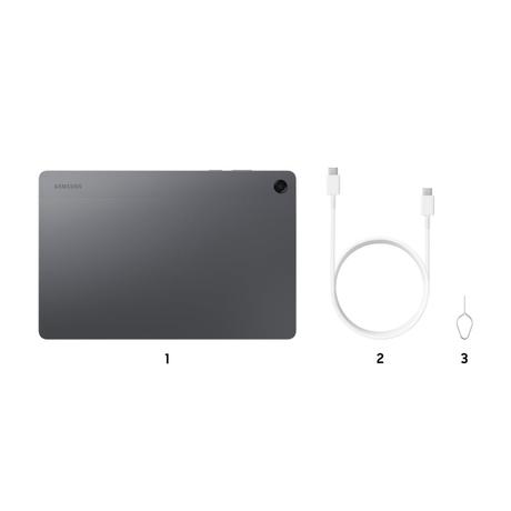 Samsung Tablet A11+ 27.94 cm (11 Inch) Wi-Fi + 5G Tablet, 8 GB RAM, 256 GB, Gray, SM-X236BZAEINS-8