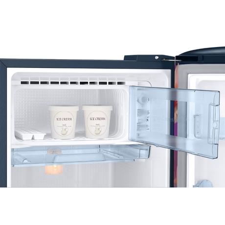 Samsung 183 L 3 Star Direct Cool Single Door Refrigerator, RR20H1823WB, Wild Lily Blue, Base Stand, Bar Handle-7