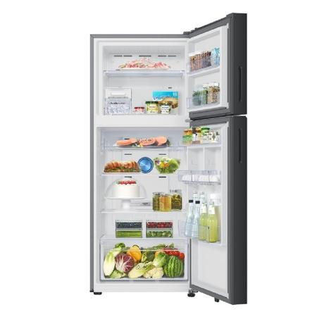 Samsung 396 L 2 Star 5-in-1 Convertible Frost Free Double Door Refrigerator, RT41HB6A4222HL, Black Glass-2