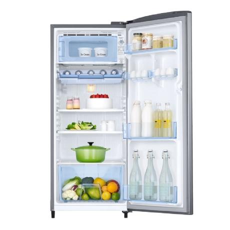Samsung 183L 3 Star Direct Cool Single Door Refrigerator, RR20H1723S8/HL Elegant Inox, Bar Handle-4
