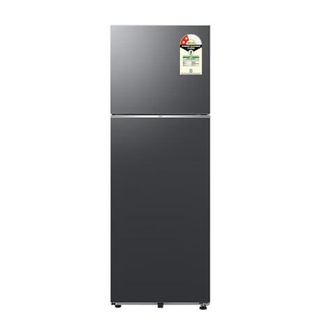 Samsung 350 L 2 Star 5-in-1 Convertible Frost Free Double Door Refrigerator, RT38HG5A42BXHL, Luxe Black-0