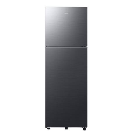 Samsung 256 L 2 Star Frost Free Double Door Refrigerator, Convertible Freezer, RT40H30U2KHL, Luxe Black-0