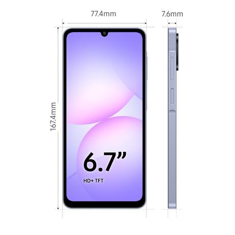 Samsung Galaxy A07 4G 64 GB, 4 GB RAM, Violet, Mobile Phone-7