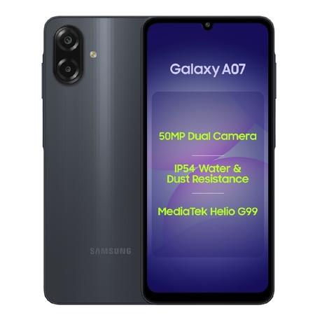 Samsung Galaxy A07 4G 64 GB, 4 GB RAM, Black, Mobile Phone-0