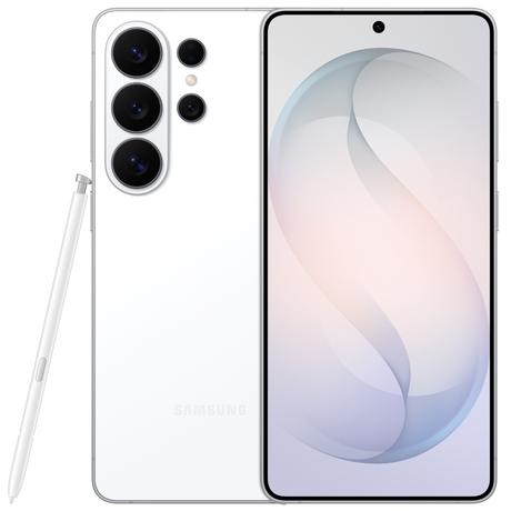 Samsung Galaxy S26 Ultra 5G 512 GB, 12 GB RAM with Built-in Privacy Display, AI Phone, Photo Assist, Creative Studio, 5000 mAh Battery, White, Mobile Phone-0