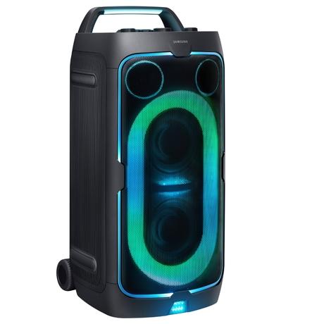 Samsung 240 W Bluetooth Party Sound Tower with in-Built Battery, 18 Hours of Playtime, Party Lights +, Grip & Roll, Splashproof IPX4, Waveguide, USB Input, 3.5 mm Jack, (MX-ST50F/XL, Black)-12