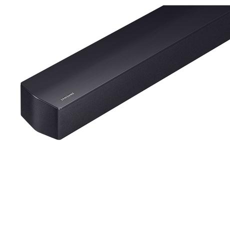 Samsung 300 W 2.1 ch Soundbar with Dolby Audio, DTS Virtual:X, 3D Surround Sound, Bass Boost, Adaptive Sound, Voice Enhance, Game Mode, Night Mode, HDMI ARC, Optical In, Bluetooth, USB, Wireless Subwoofer (HW-B45EF/XL, Titan Black)-1