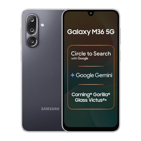 Samsung M36 5G 256 GB, 8 GB RAM, Black, Mobile Phone-0
