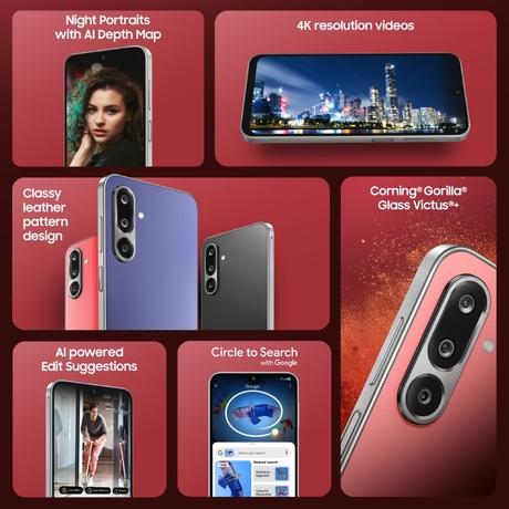 Samsung F36 5G 256 GB, 8 GB RAM, Red, Mobile Phone-8