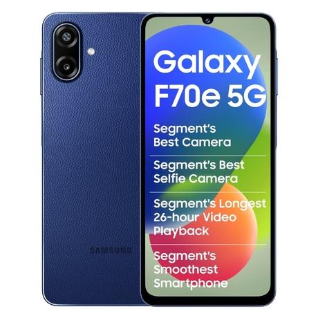Samsung F70e 5G 128 GB, 4 GB RAM, Dark Blue, Mobile Phone-0