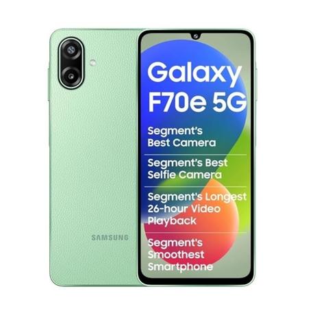 Samsung F70e 5G 128 GB, 4 GB RAM, Light Green, Mobile Phone-0