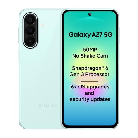 Samsung Galaxy A27 5G 128 GB, 8 GB RAM, Light Green, Mobile Phone-0