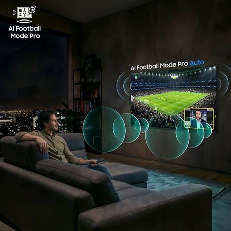 Samsung 164 cm (65 inches), OLED 4K Samsung Vision AI Smart TV, Graphite Black, QA65S90HAELXL-6