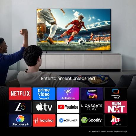 Samsung 109.22 cm (43 inches), Crystal UHD 4K Samsung Vision AI Smart TV, Black, UA43U8600HULXL-6