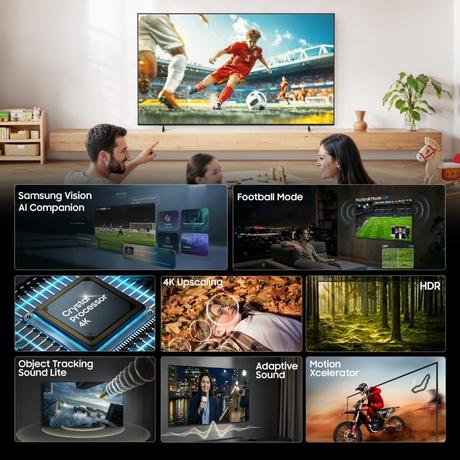 Samsung 127 cm (50 inches), Crystal UHD 4K Samsung Vision AI Smart TV, Black, UA50U8500HULXL-5