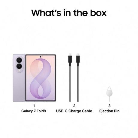 Samsung Galaxy Z Fold8 5G 512 GB, 12 GB RAM, Lavender, Mobile Phone-8