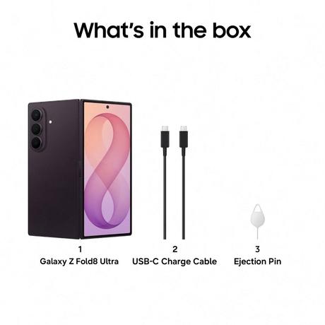 Samsung Galaxy Z Fold 8 Ultra 5G 1TB, 16 GB RAM with Galaxy AI, Now Nudge, Photo Assist, Customised Processor, Violet Shadow, Mobile Phone-8