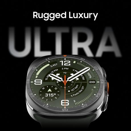 Samsung Galaxy Watch Ultra 2 Smartwatch (47mm LTE, Titanium Silver)-1