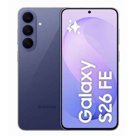 Samsung Galaxy S26 FE 5G 256 GB, 8 GB RAM with Galaxy AI, 50 MP Camera with Provisual Engine, My FanCam, Photo Assist, Super Steady Video, Dynamic AMOLED 2X, IP68, 8K Video Recording, Blueberry, Mobile Phone-0