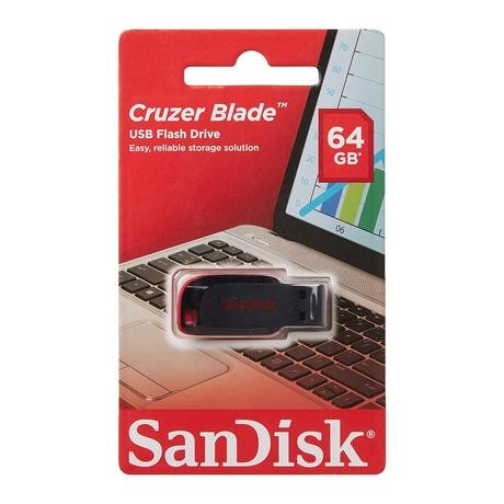 Sandisk 64 GB Cruzer Blade USB 2.0 Flash Drive, 150 MB/sec Read-2