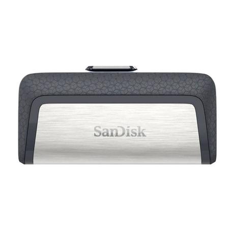 SanDisk Ultra Dual USB Drive 3.1, SDDDC2 32GB, Black, USB 3.1/Type C Reversible Connector, Retractable Design, Type-C OTG-Enabled Android Devices, 3Y-0