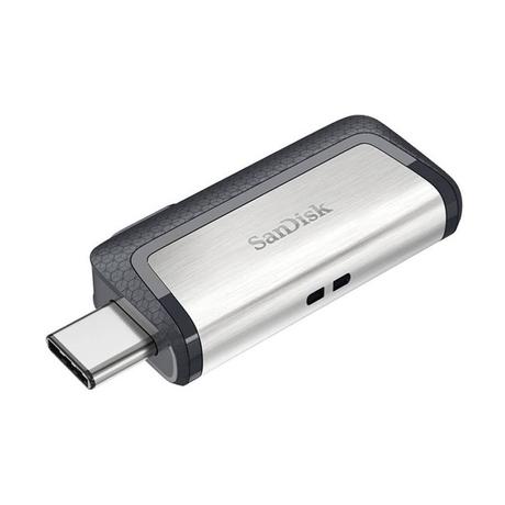 SanDisk Ultra Dual USB Drive 3.1, SDDDC2 32GB, Black, USB 3.1/Type C Reversible Connector, Retractable Design, Type-C OTG-Enabled Android Devices, 3Y-2