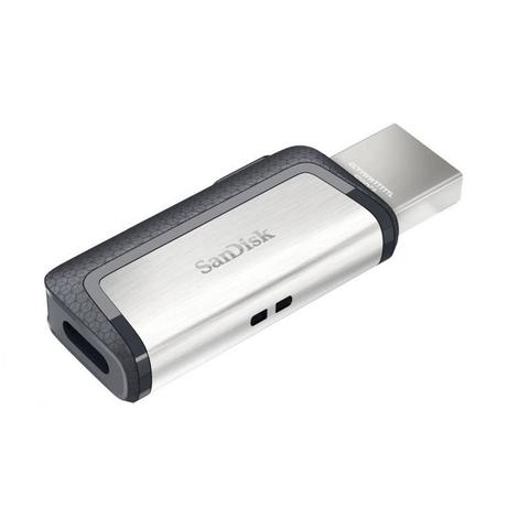 SanDisk Ultra Dual USB Drive 3.1, SDDDC2 32GB, Black, USB 3.1/Type C Reversible Connector, Retractable Design, Type-C OTG-Enabled Android Devices, 3Y-3