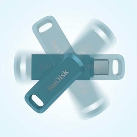 SanDisk Ultra Dual Drive Go Pen Drive, USB Type-C, 128 GB, 400 MB/sec, Navagio Bay-5