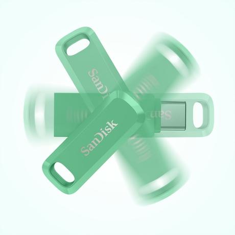 SanDisk Ultra Dual Drive Go Pen Drive, USB Type-C, 128 GB, 400 MB/sec, Absinthe Green-5