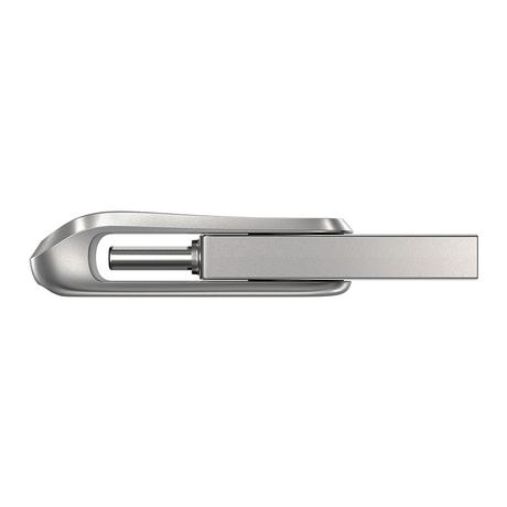 SanDisk Mobile Pen Drive Luxe 64 GB, USB Type A & USB C Connector, Up to 400 MB/sec, Silver-2