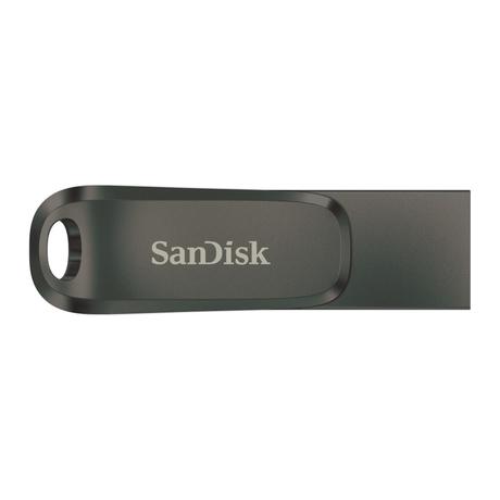 SanDisk Mobile Pen Drive Luxe 128 GB, USB Type A & USB C Connector, Up to 400 MB/sec, Grey-1
